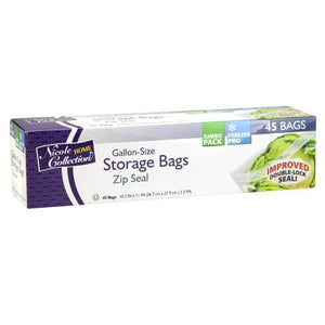 Premium Heavy Weight Plastic Zip Seal Storage Bags<br/>Size Options: 1qt Storage Bag