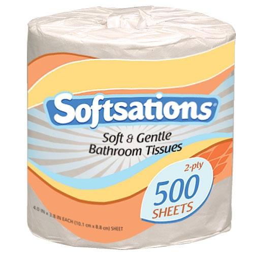 3 Ply Toilet Tissue Roll 500 Sheet / White