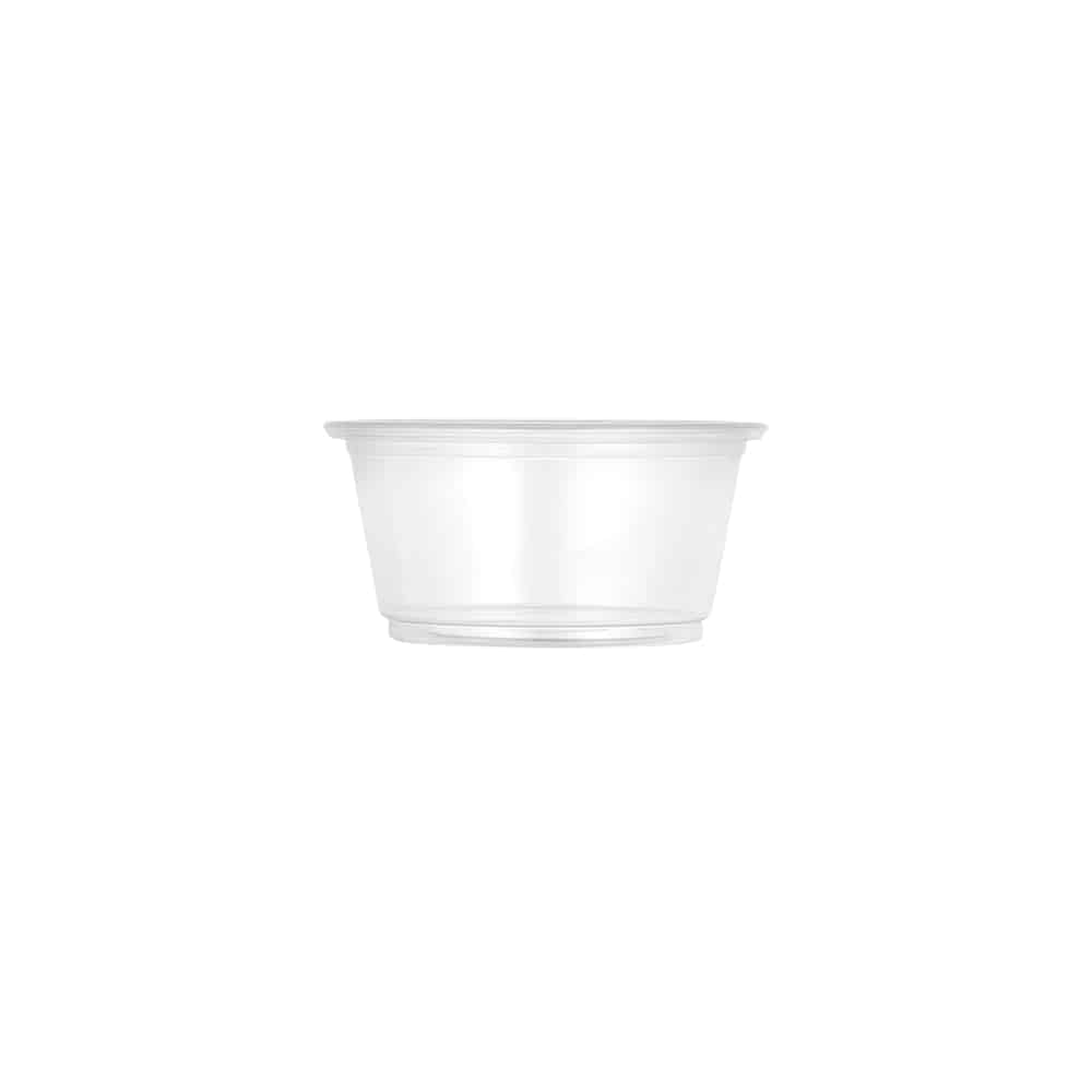 Premium Plastic Portion Cup<br/>Size Options: 2oz Portion Cup, 4oz Portion Cup, and 5.5oz Portion Cup