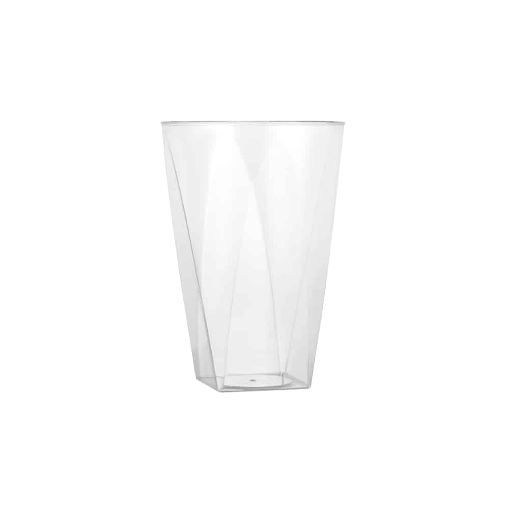 Clear Deluxe Plastic 10oz Square Bottom Tumbler - King Zak