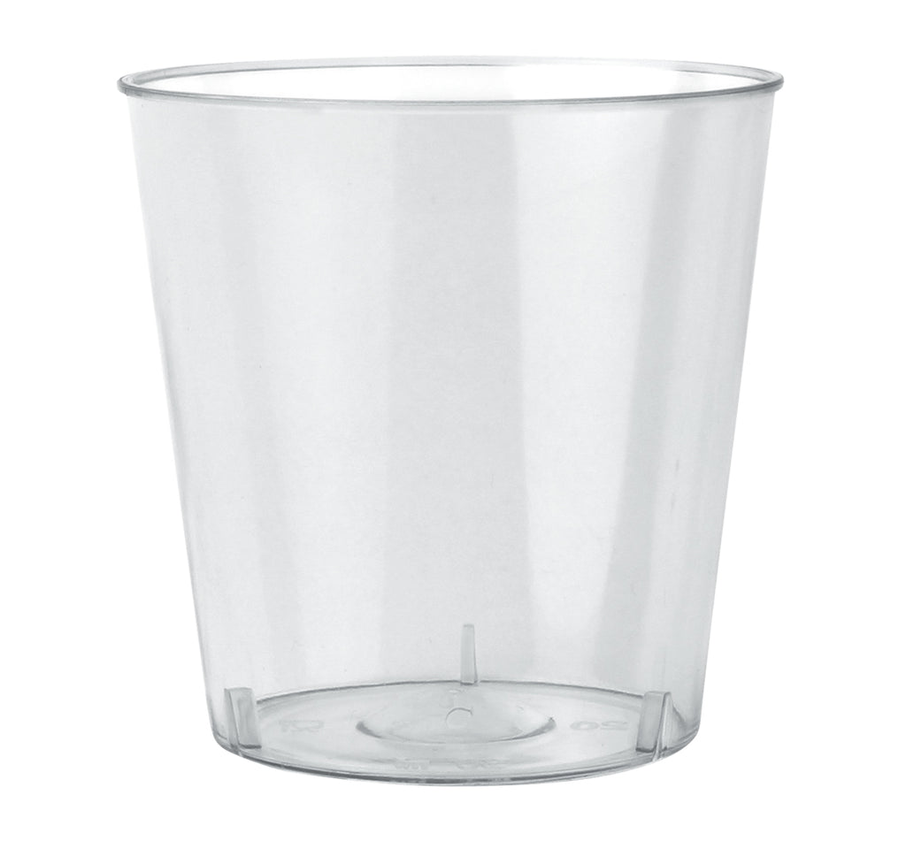 Clear Deluxe Plastic 1oz Shot Cup