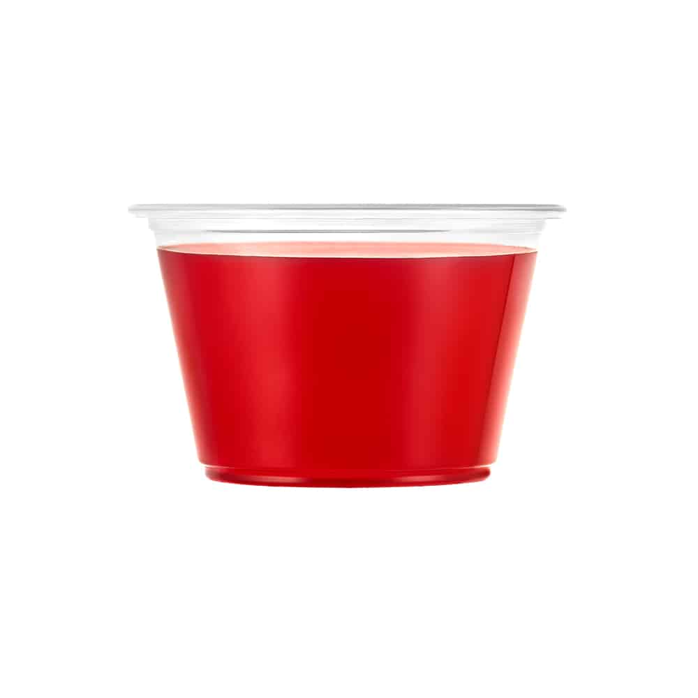 Premium Plastic Portion Cup w/Lid - King Zak
