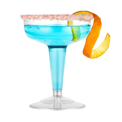 Clear Deluxe Plastic 4oz Champagne Cup - refreshing cocktail