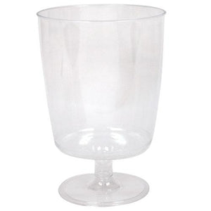 8oz Footed Wine Stemware / Clear