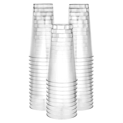 Clear Deluxe Plastic 16oz Tumbler Stack