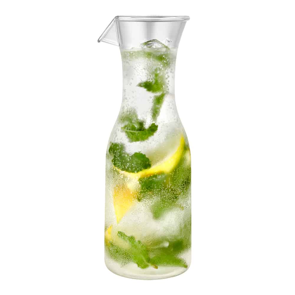 Clear Carafe with Lid, 40oz - King Zak