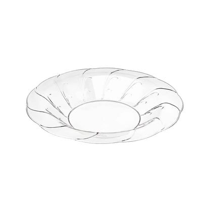 Elegance Premium Clear Plastic Round Dinner Bowl
