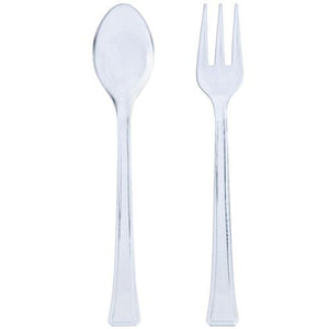 Mini Glitter Premium Plastic Forks & Spoons – King Zak