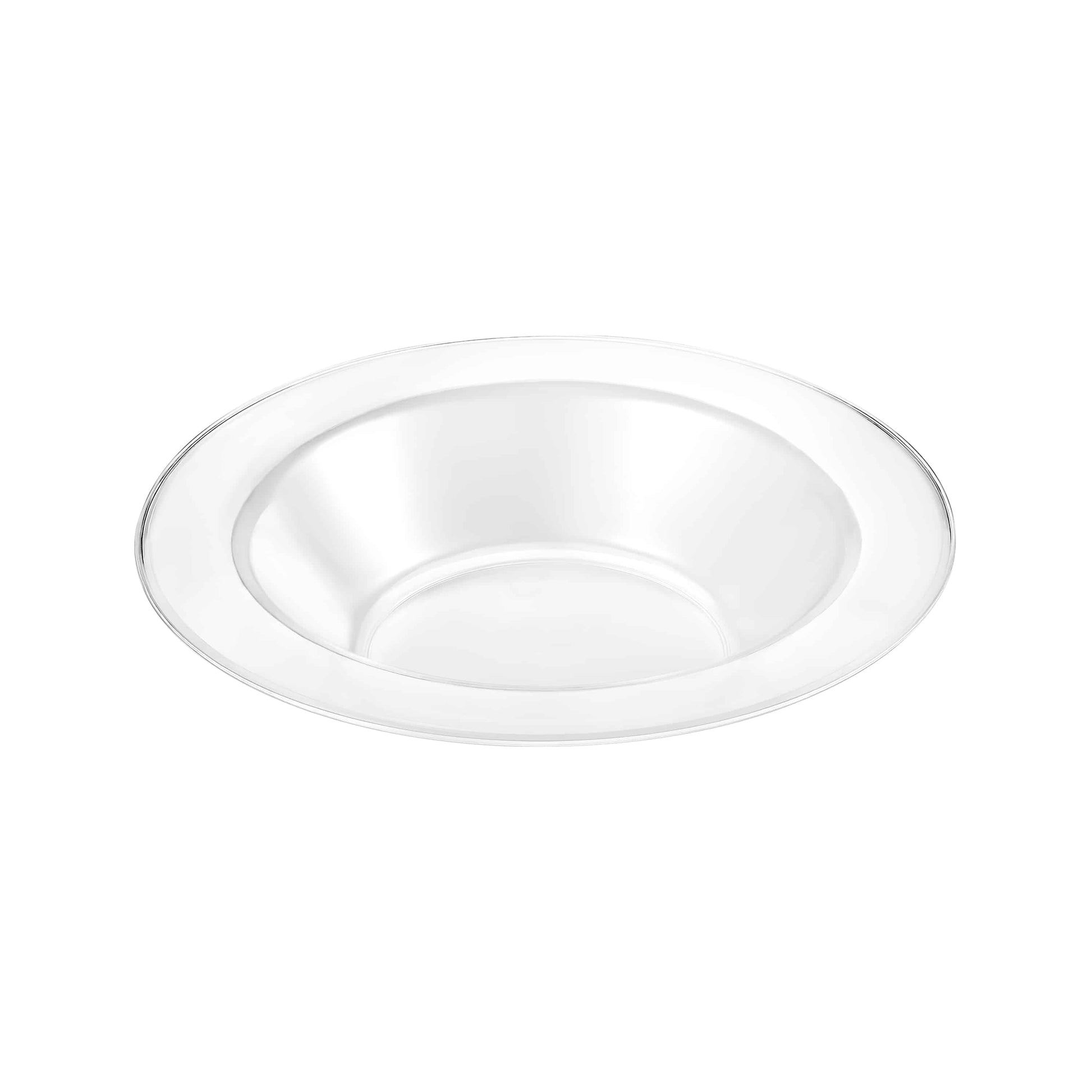 Magnificence Premium Plastic Round Dinnerware - clear bowl