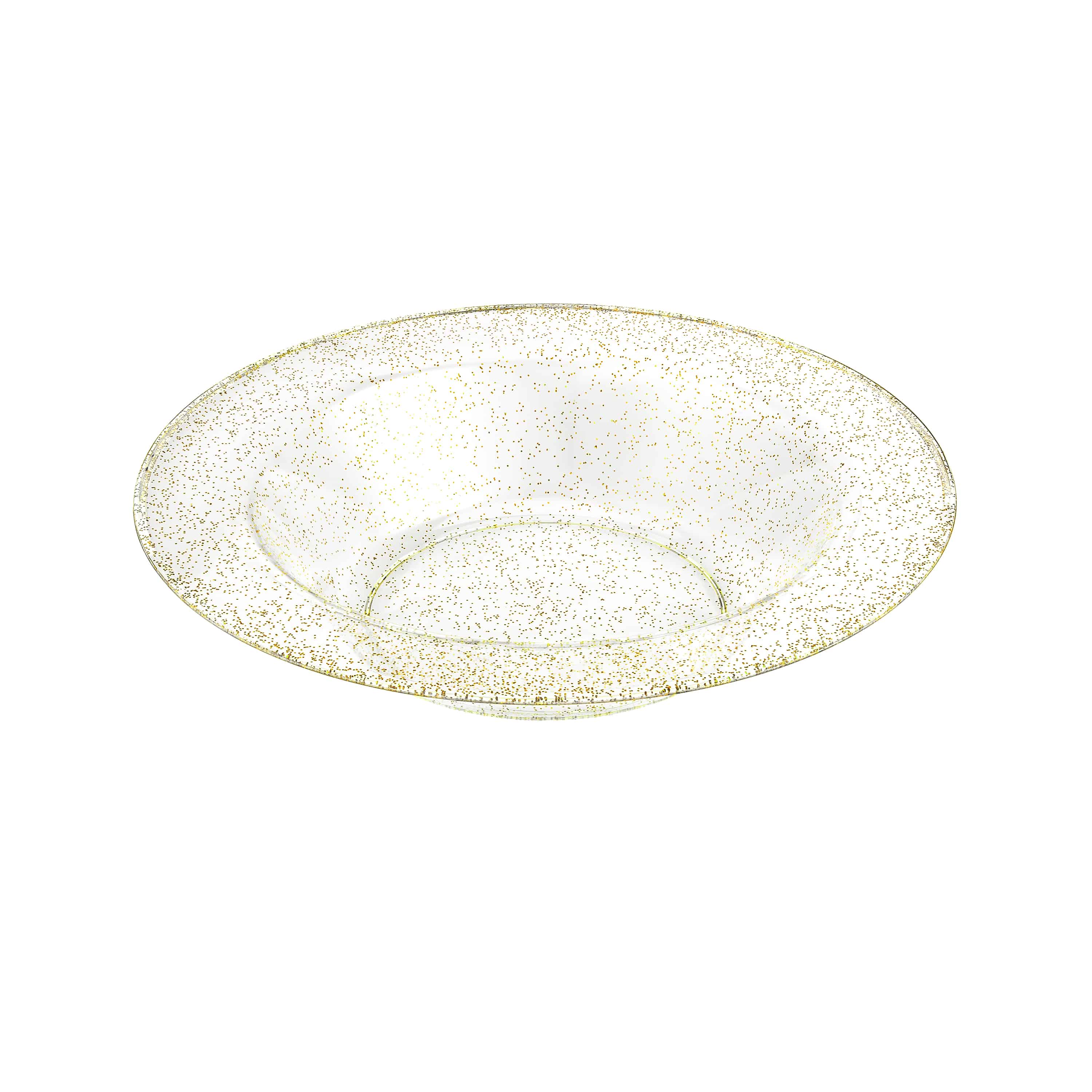 Glitter Premium Plastic Round Dinnerware