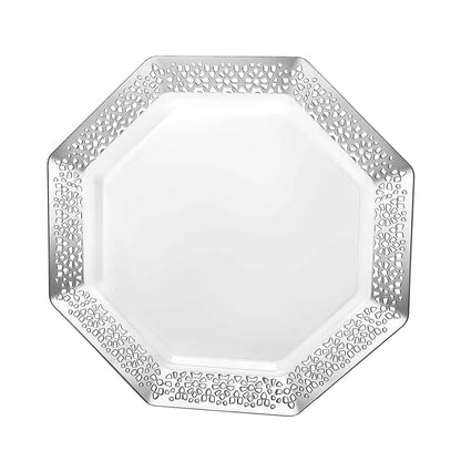 Lacetagon Premium Plastic Octagonal Dinnerware - King Zak