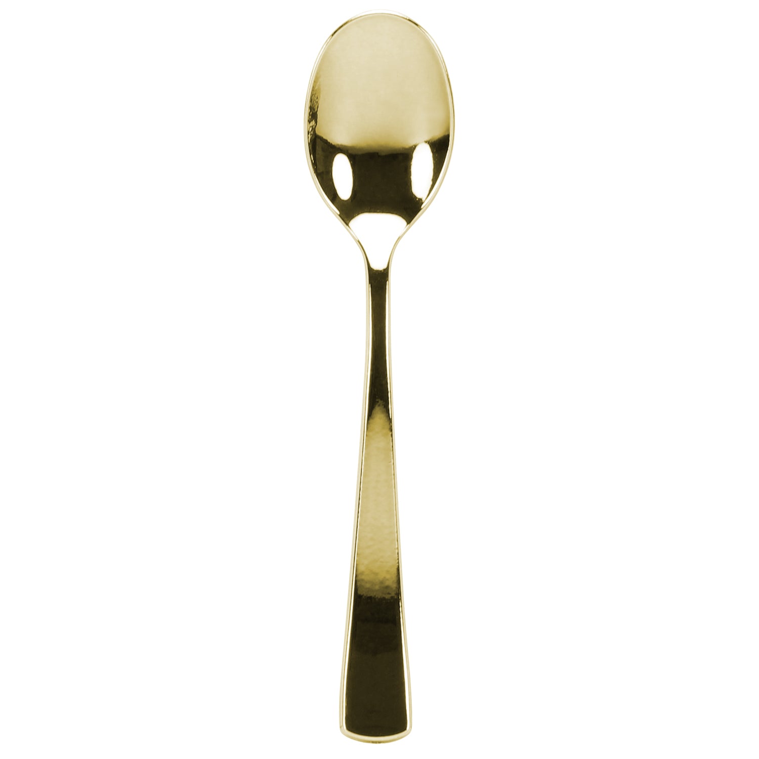 Premium Extra Heavy Weight Plastic Gold Polished Spoons