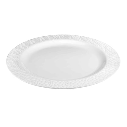 Pebbled Premium Plastic Round Dinnerware - King Zak