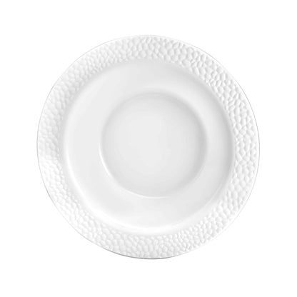 Pebbled Premium Plastic Round Dinnerware - King Zak