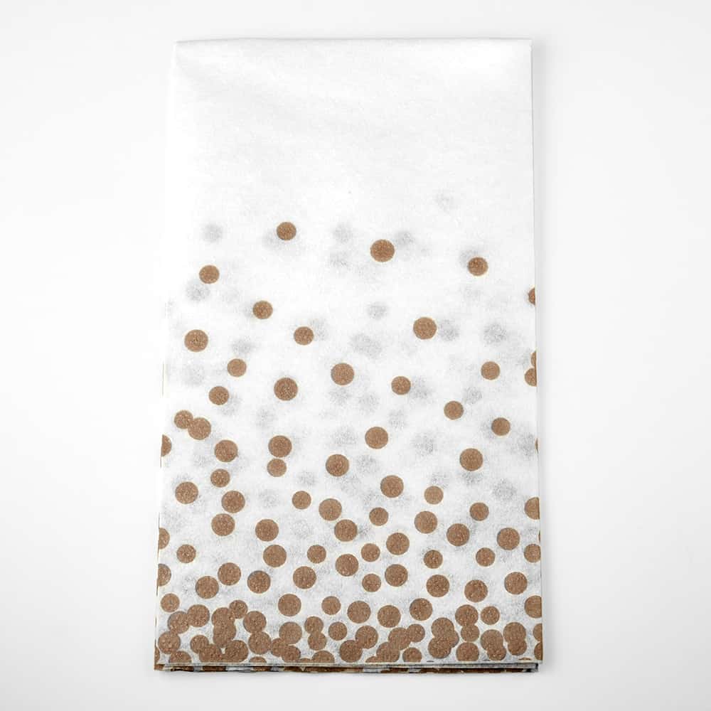 Rose Gold Confetti Cloth-like Guest Towel