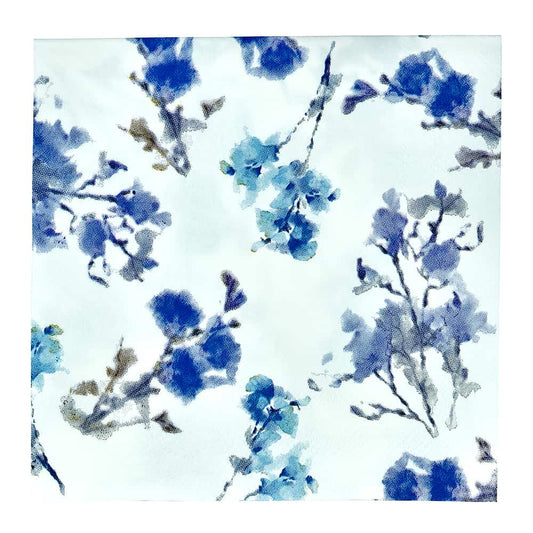 Blue Blossoms Premium Paper Lunch Napkin