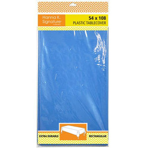 54inchx108inch Solid Tablecover / Medium Blue