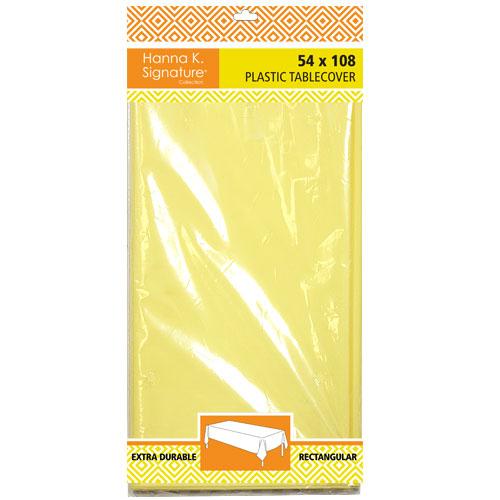 54inchx108inch Solid Tablecover / Yellow