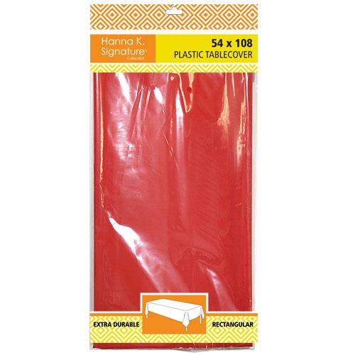 54inchx108inch Solid Tablecover / Red
