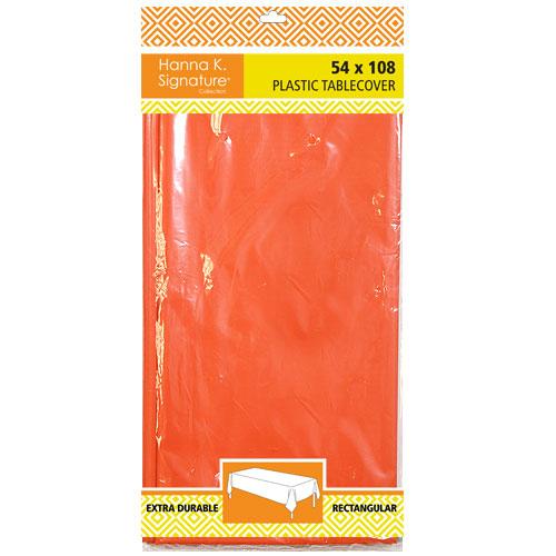 54inchx108inch Solid Tablecover / Orange
