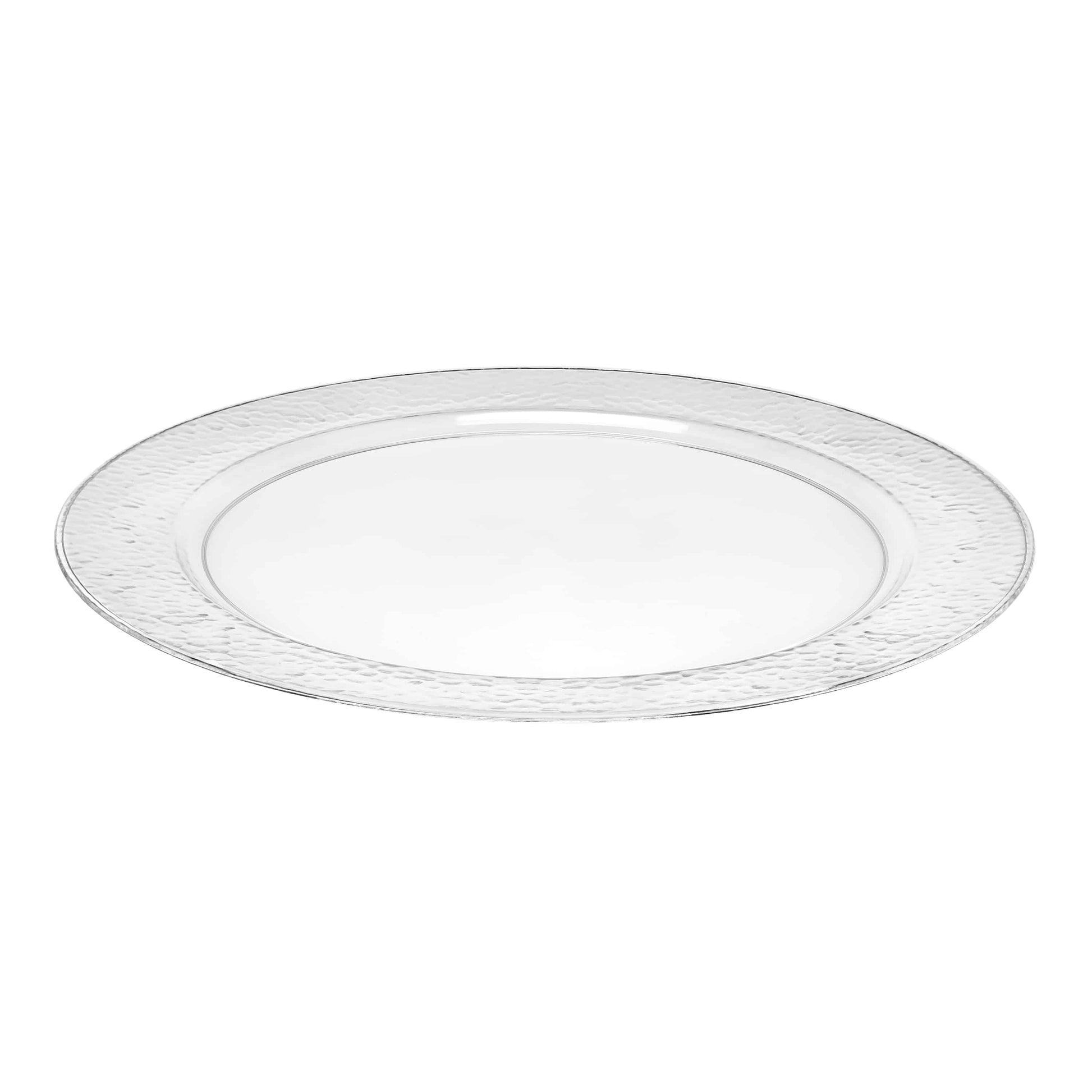 Premium Extra Heavy Weight Plastic Pebbled Servingware - King Zak