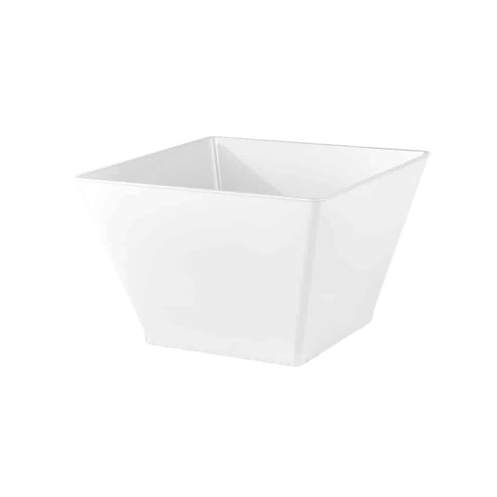 Fluted Premium Plastic Square Serving Bowls – King Zak