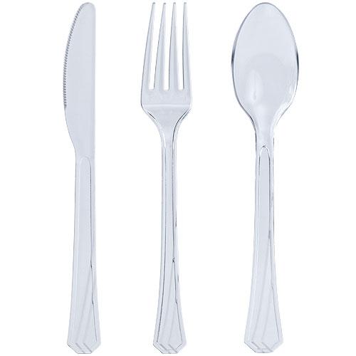Combo Cutlery / Clear