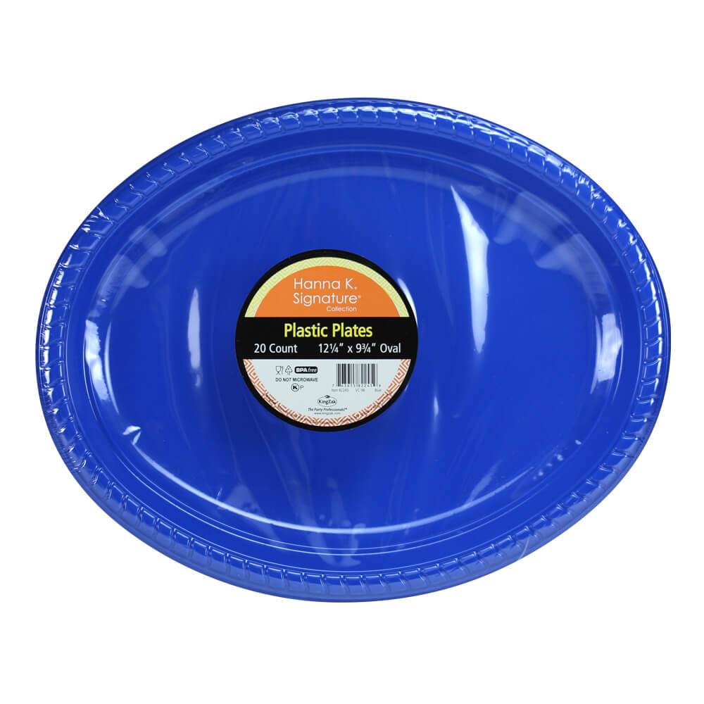12.25inchx9.75inch Plate / Blue