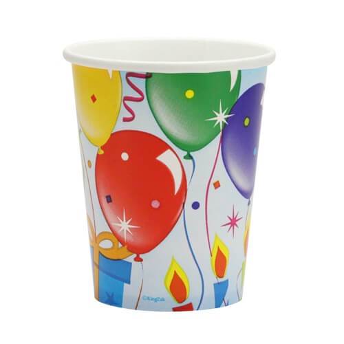 9oz Cup / Birthday Balloons